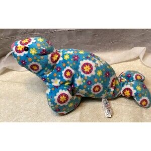 Mary Meyer Pizzazz Seal Plush Bright Colored Flowers Stuffed Animal  17" Retired
